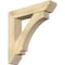 Ekena Millwork Imperial Slat Rough Sawn Bracket w/ Offset Brace, Douglas Fir, 8"W x 38"D x 38"H BKT0806X38X38IMP06RDF - alternate 1